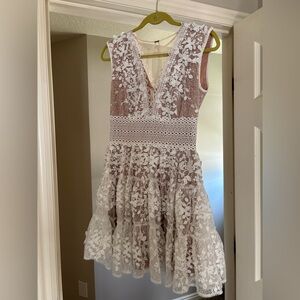 Megan Mini Dress in White